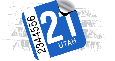 Utah emissions sticker